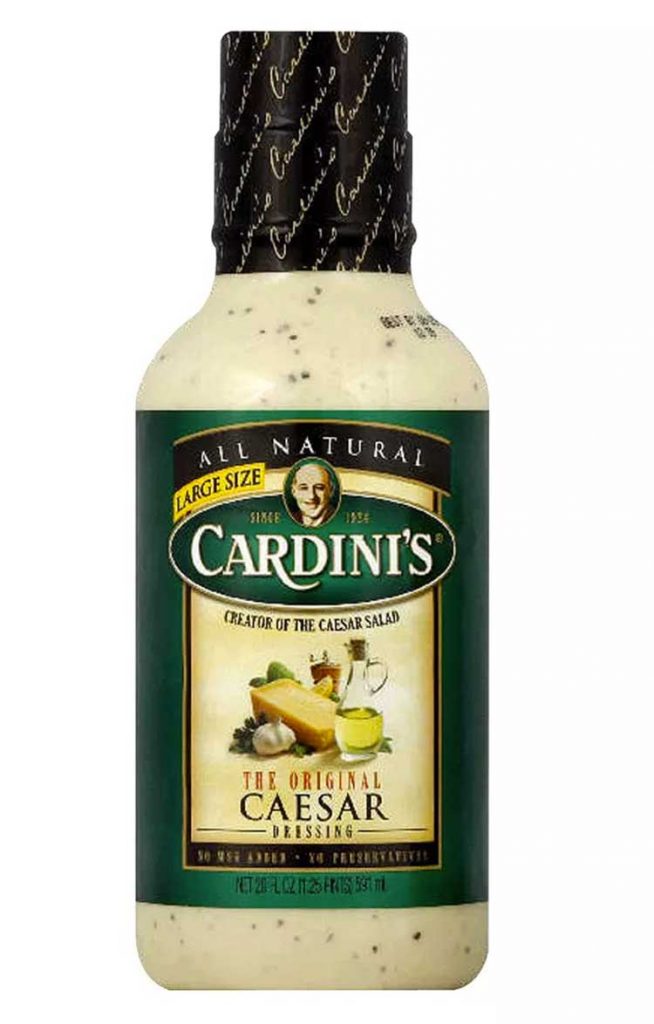 photo of Cardini's Caesar salad dressing